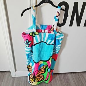 Nobo Butterfly Shower Wrap/Sz XL